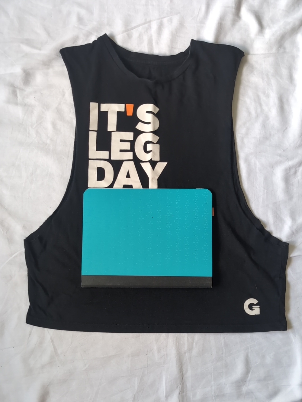 Grrl Clothing Muscle Tank With "It's Leg Day B****" On Front